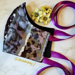 Leopard Face Mask Filter 3 Layers Washable Reuse